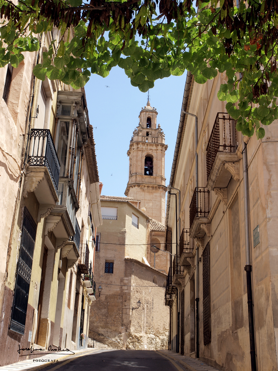 Vista iglesia de Biar